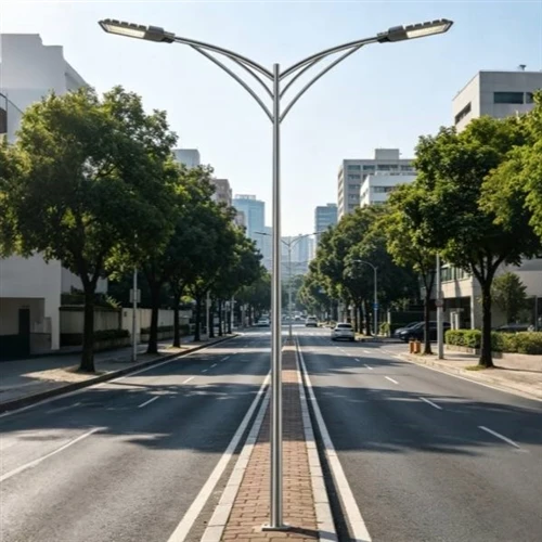 ¿Cómo elegir la altura de los postes de alumbrado público de metal?