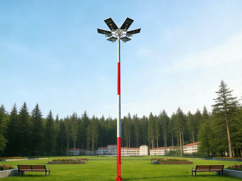 Custom solar high mast lamps Custom solar high mast lamps