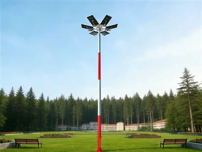 Ventajas de las luces de mástil alto alimentadas con energía solar-