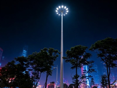 Importancia de la iluminación LED de mástil alto en paisajes urbanos