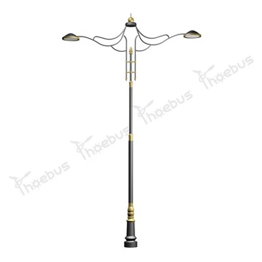 6-12 m Lámpara de iluminación Pole personalizado para el Medio Oriente